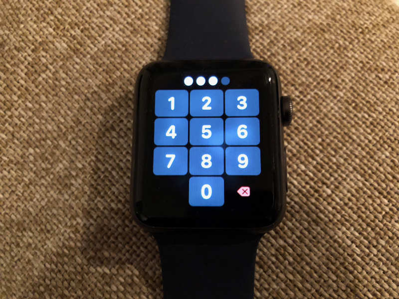 Apple Watchのロックを解除