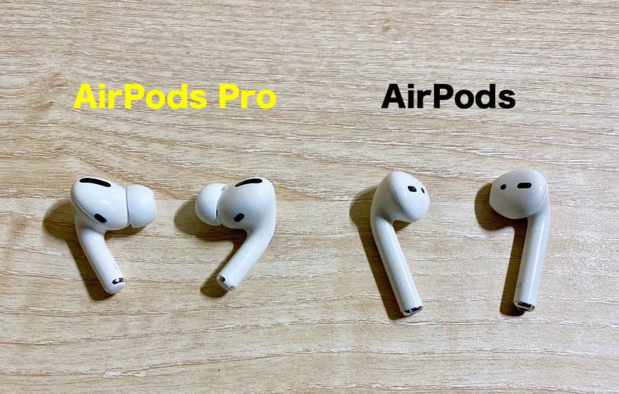 AirPods Proのイヤホンの形状も大きく変わった