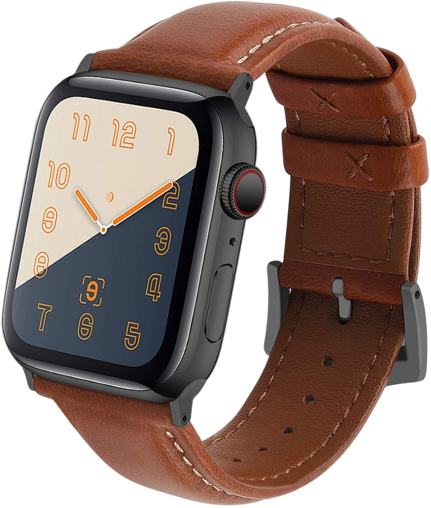 世界有名な Apple Watch 用 カフ付き レザーバンド アップルウォッチ
